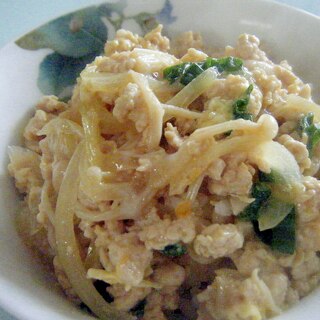 鶏そぼろの親子丼